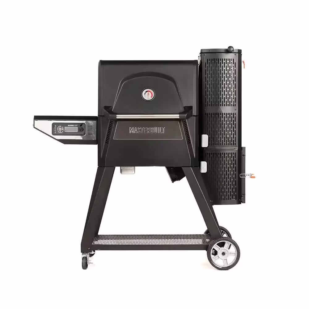 560 Digital Charcoal Grill and Smoker Combo - Black