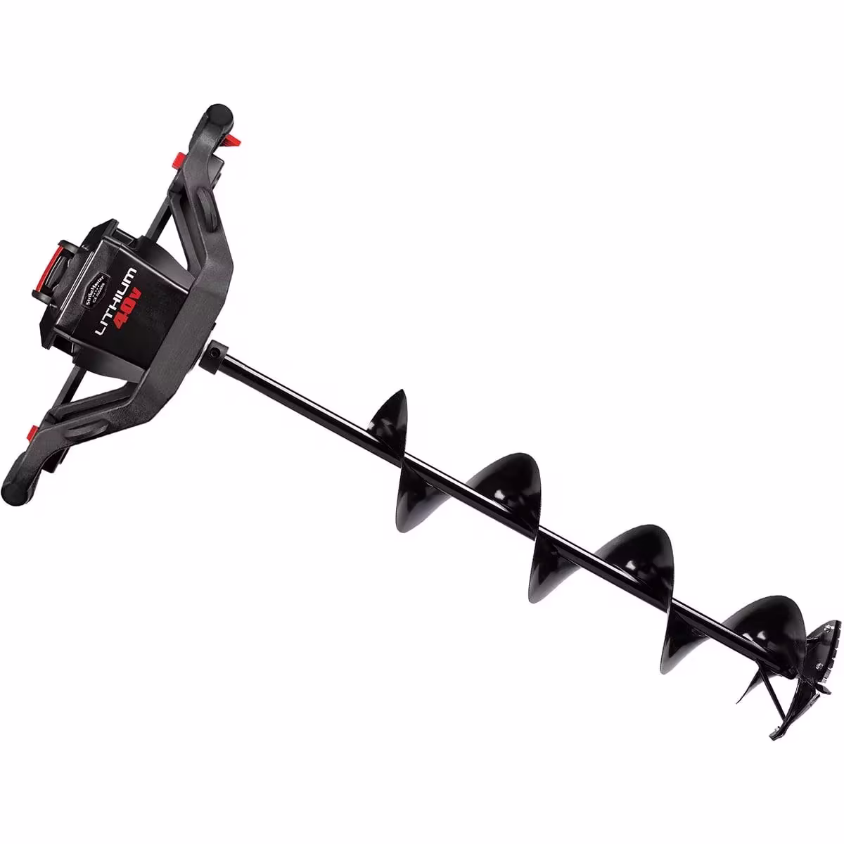 8 40V Lithium Ice Auger with Brushless Motor & LED Lights