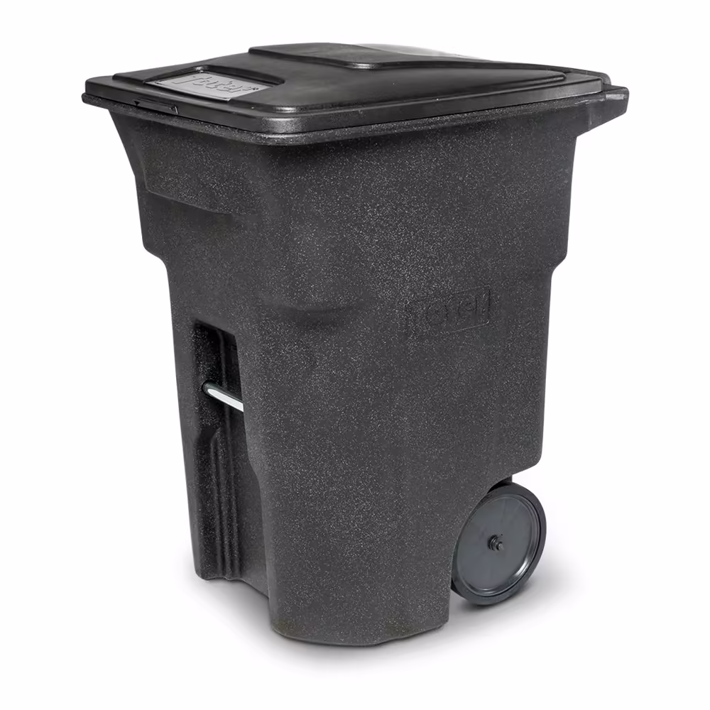 96-Gallon Wheeled Trash Can with Lid