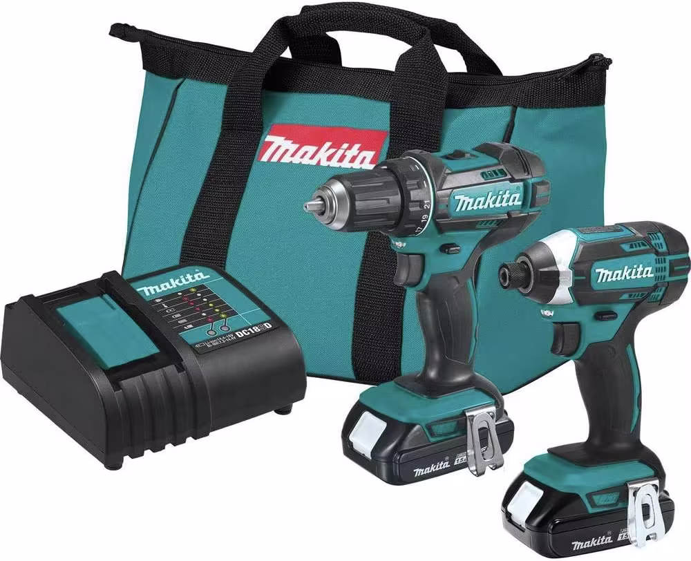 Lithium-Ion Compact Cordless 2-Pc. Combo Kit (1.5Ah)