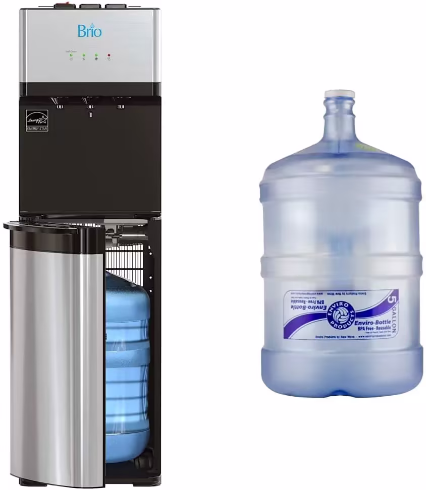 Self Cleaning Bottom Loading Water Cooler Water Dispenser 3 Temperature Settings