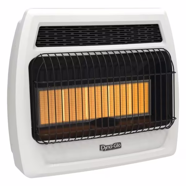 Vent-Free Natural Gas Infrared Wall Heater with Thermostat
