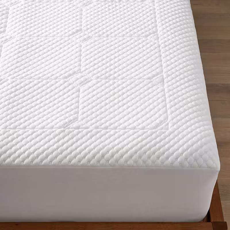 Comfort Cushion Quilted Memory Foam Mattress Pad - White Size Twin Bamboo Bamboo Blend | The Company Store