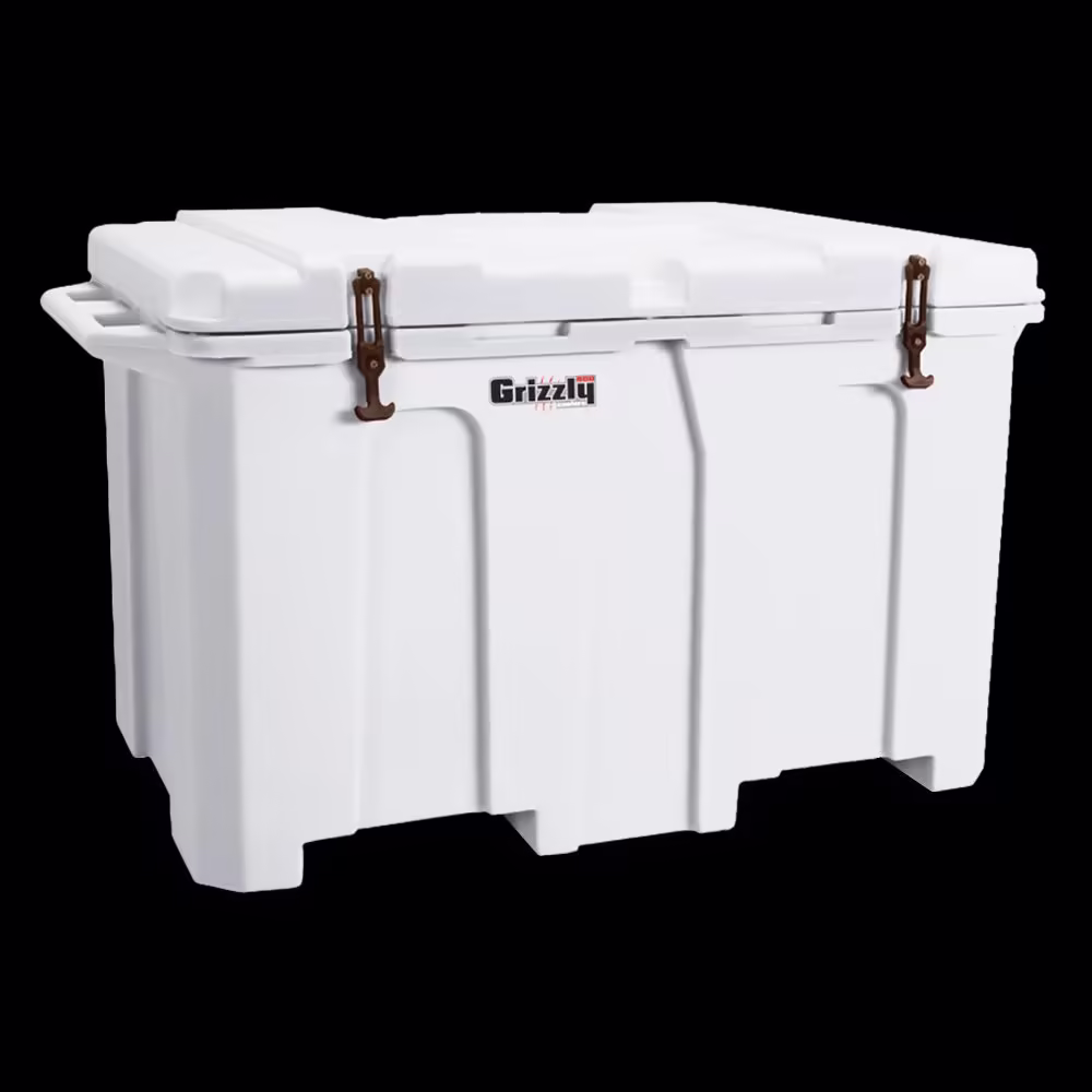 Grizzly 400 Qt. Cooler, White