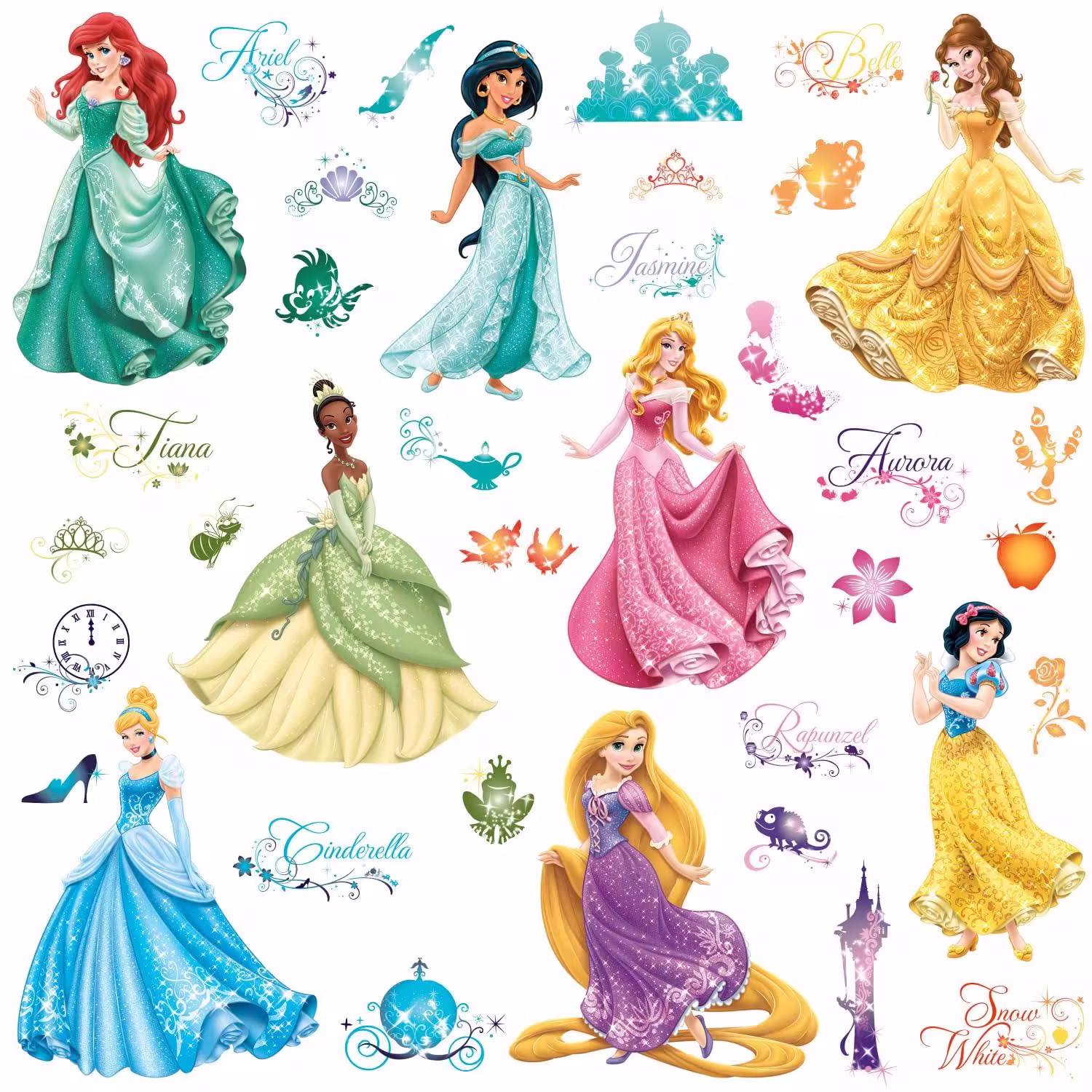 Disney Princess Royal Debut Peel & Stick Wall Decals