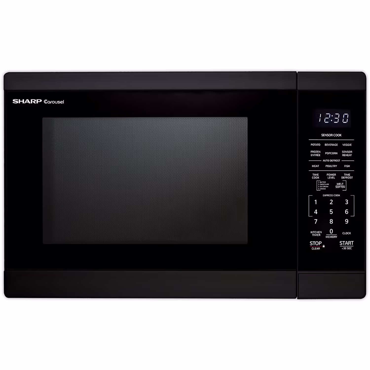 Sharp 1.4 - Cu. Ft. Countertop Microwave Oven in Black