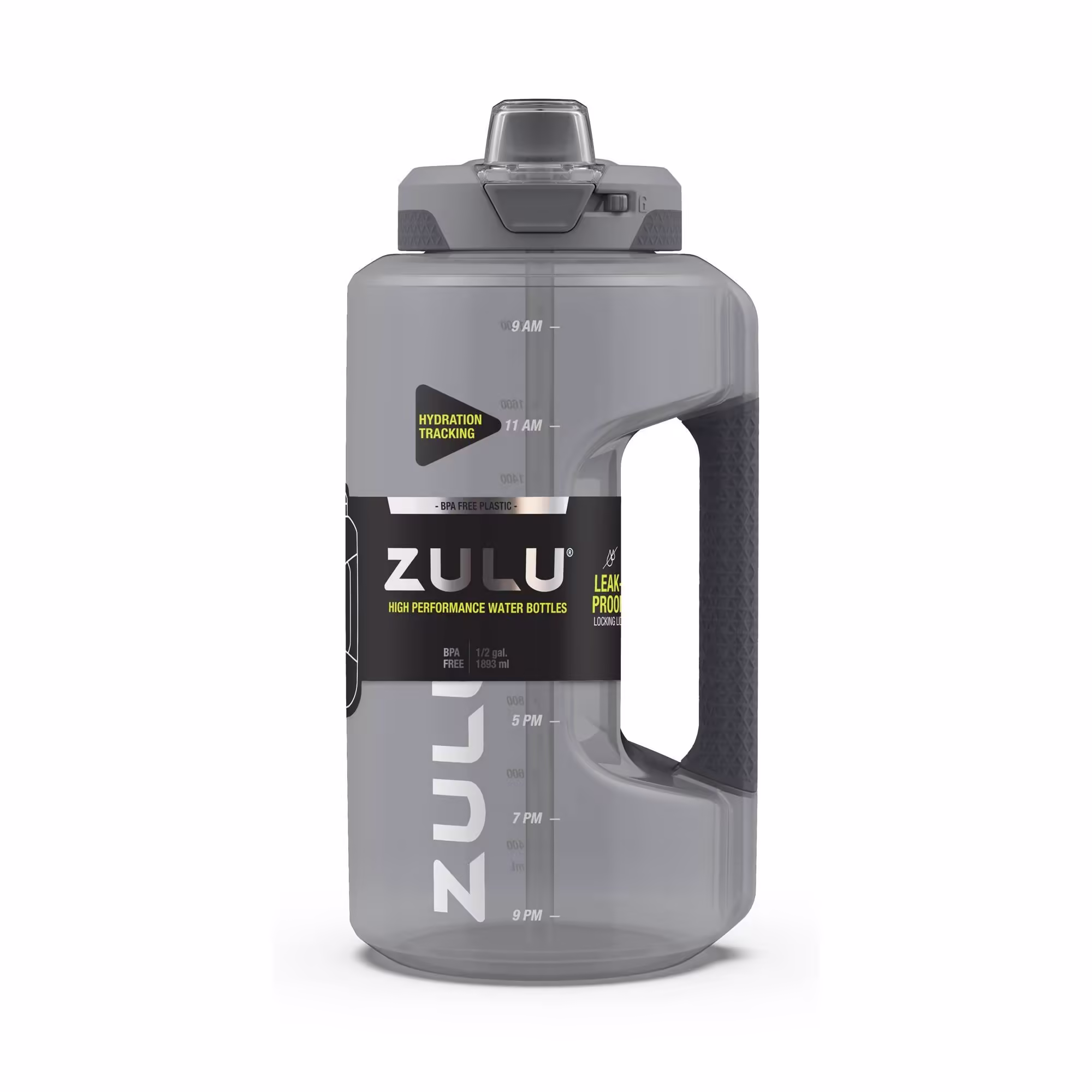 Zulu Goals 64oz Half Gallon Plastic Jug - Gray