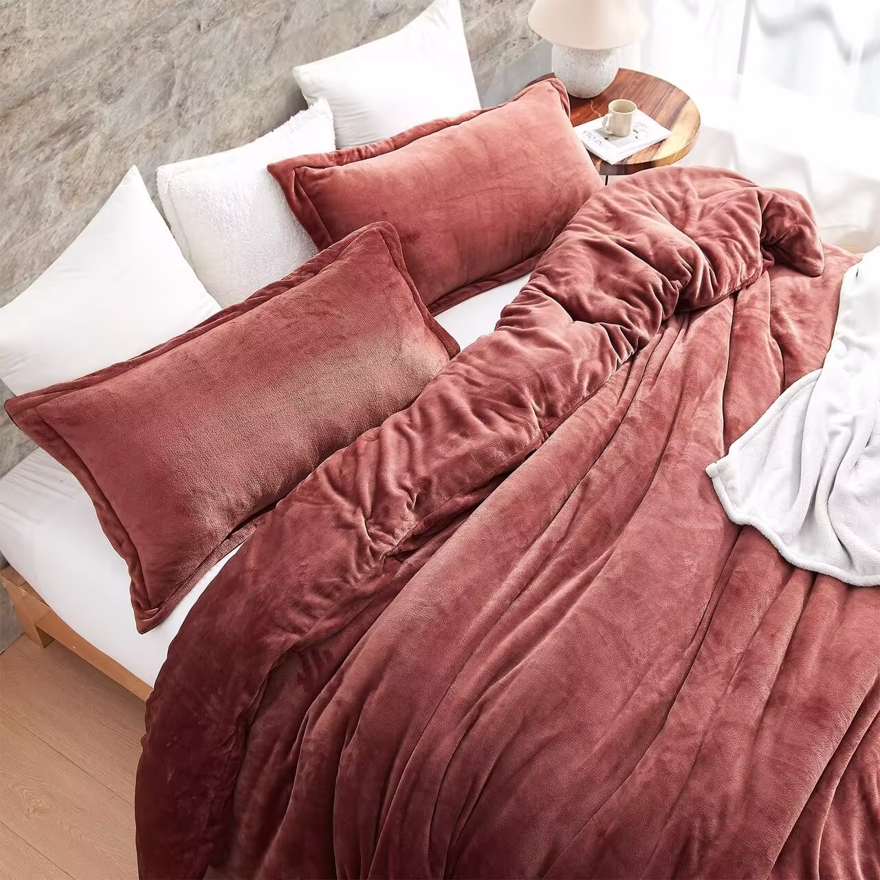 Wait Oh What - Coma Inducer Oversized Duvet Cover Set - Maple Syrup - Queen