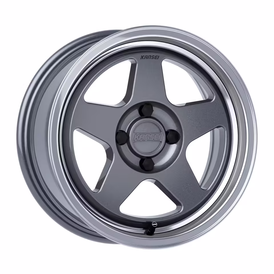 KANSEI KNP 15 Rim 15X7 4X100 Offset 0 Gunmetal (Quantity of 1)