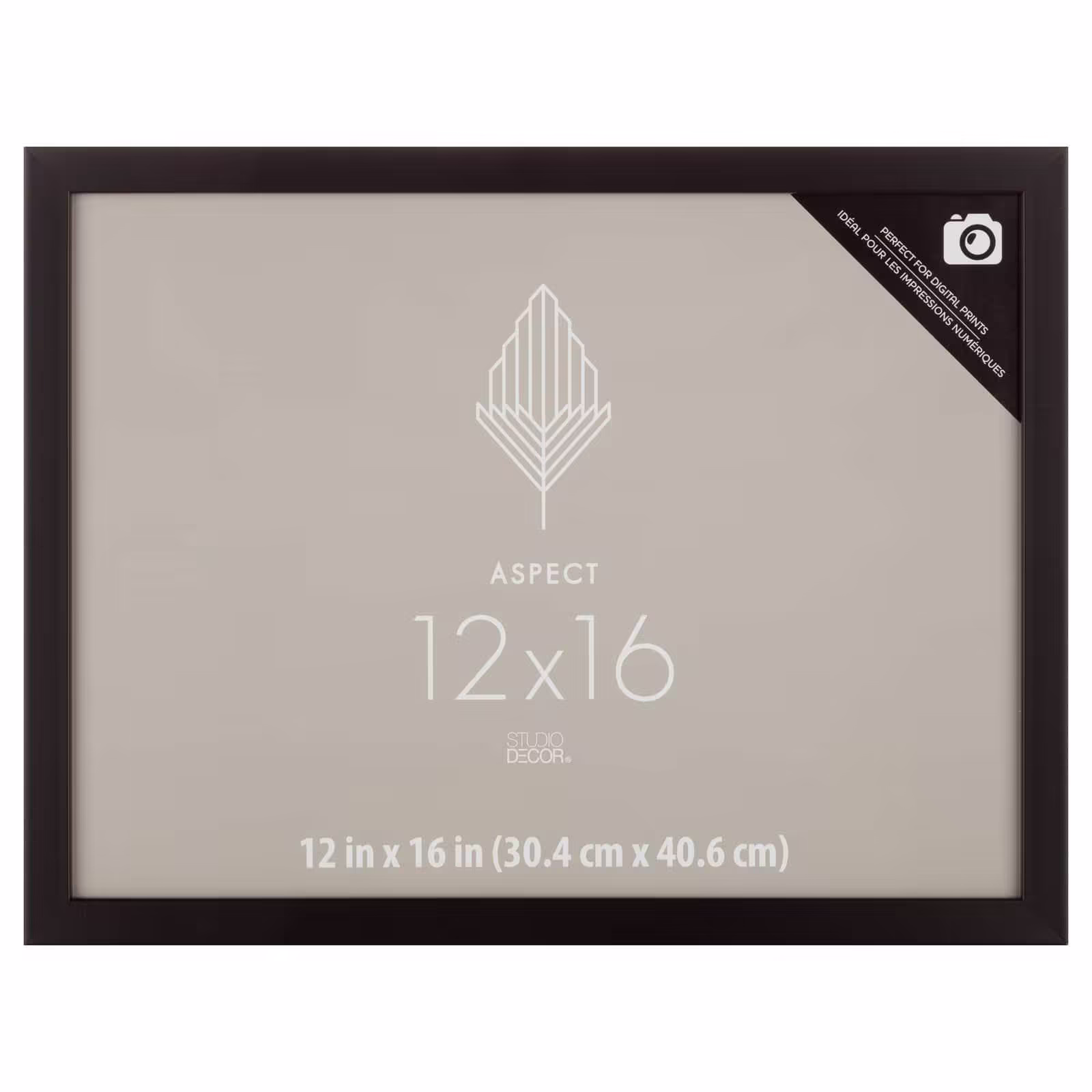 Studio Decor Aspect 12" x 16" Black Narrow Frame - Each