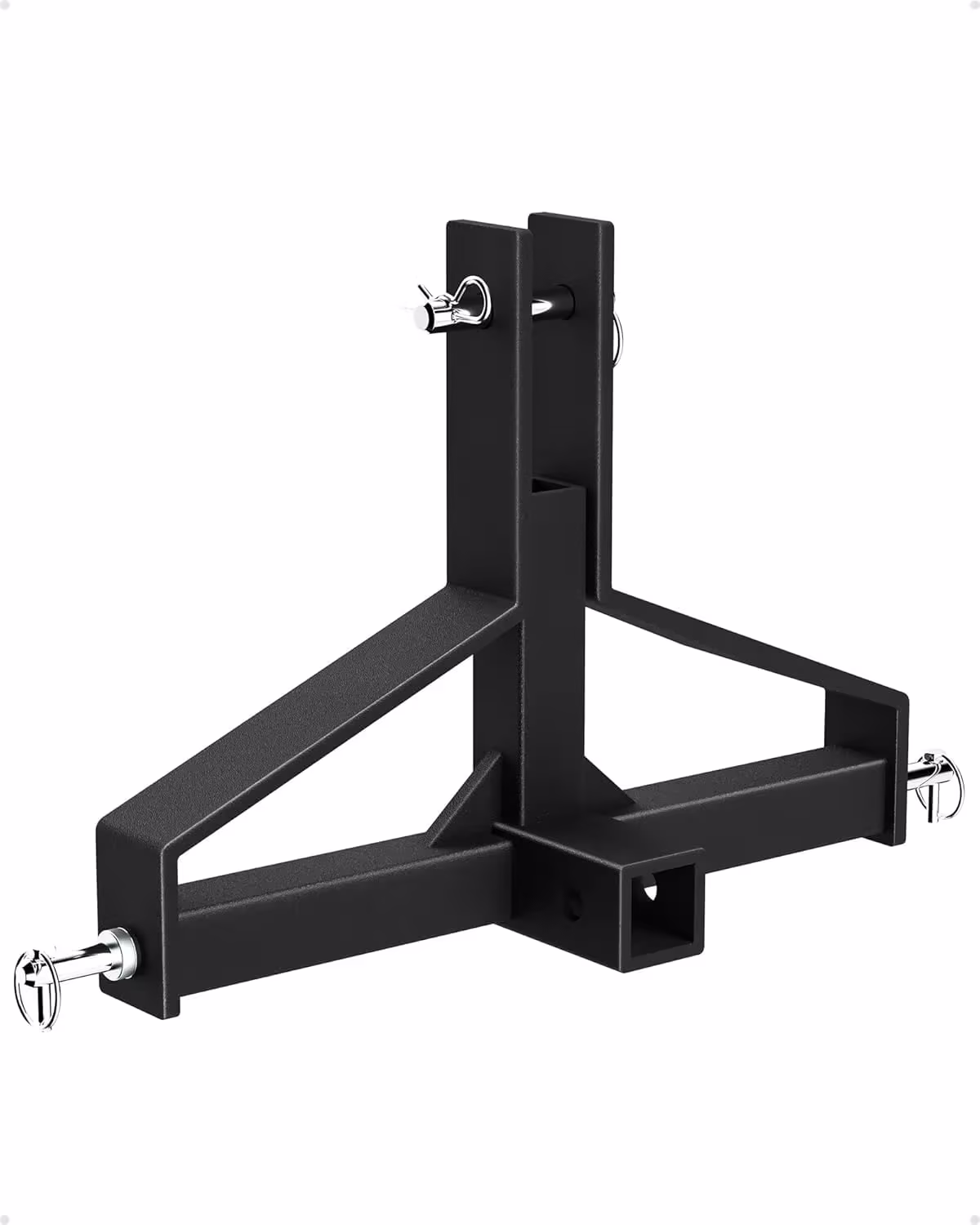Accreate 3 Point Trailer Hitch with 2" Receiver for Category 1, 3 Pt Tractor Quick Hitch Drawbar Adapter for Kubota, BX, LM25H, WLM Tractor, NorTrac, Yanmar, Kioti, Cat, John Deere, 27.95"