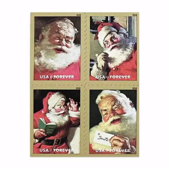 2018 Sparkling Holidays Forever Stamps - First-Class Postage Booklet
