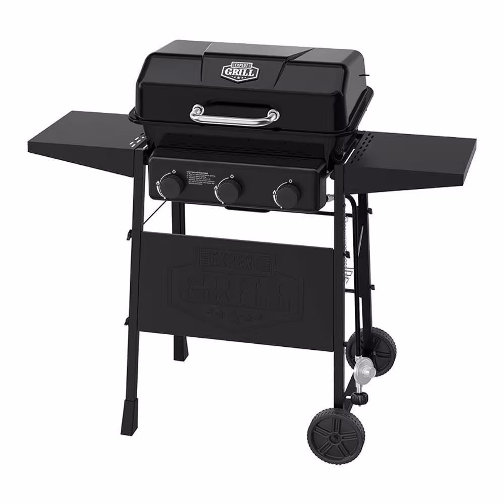 Expert Grill 3 Burner Propane GAS Grill, 27,000 BTU, 450 Sq. in.