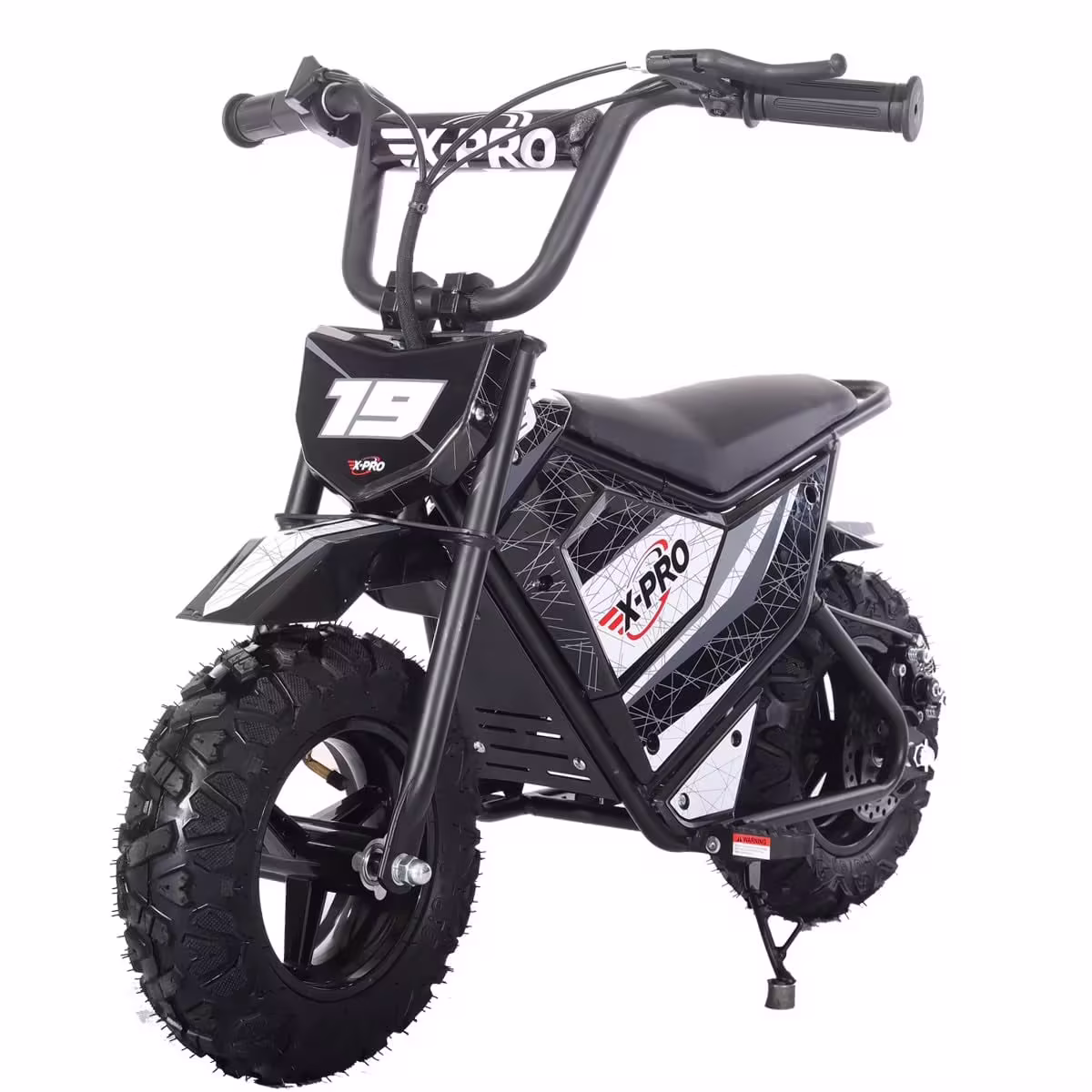 X - Pro XP250E 250W 24V Electric Dirt Bike with Chain Drive! 6.5" Wheels! Rear Disc Brakes!