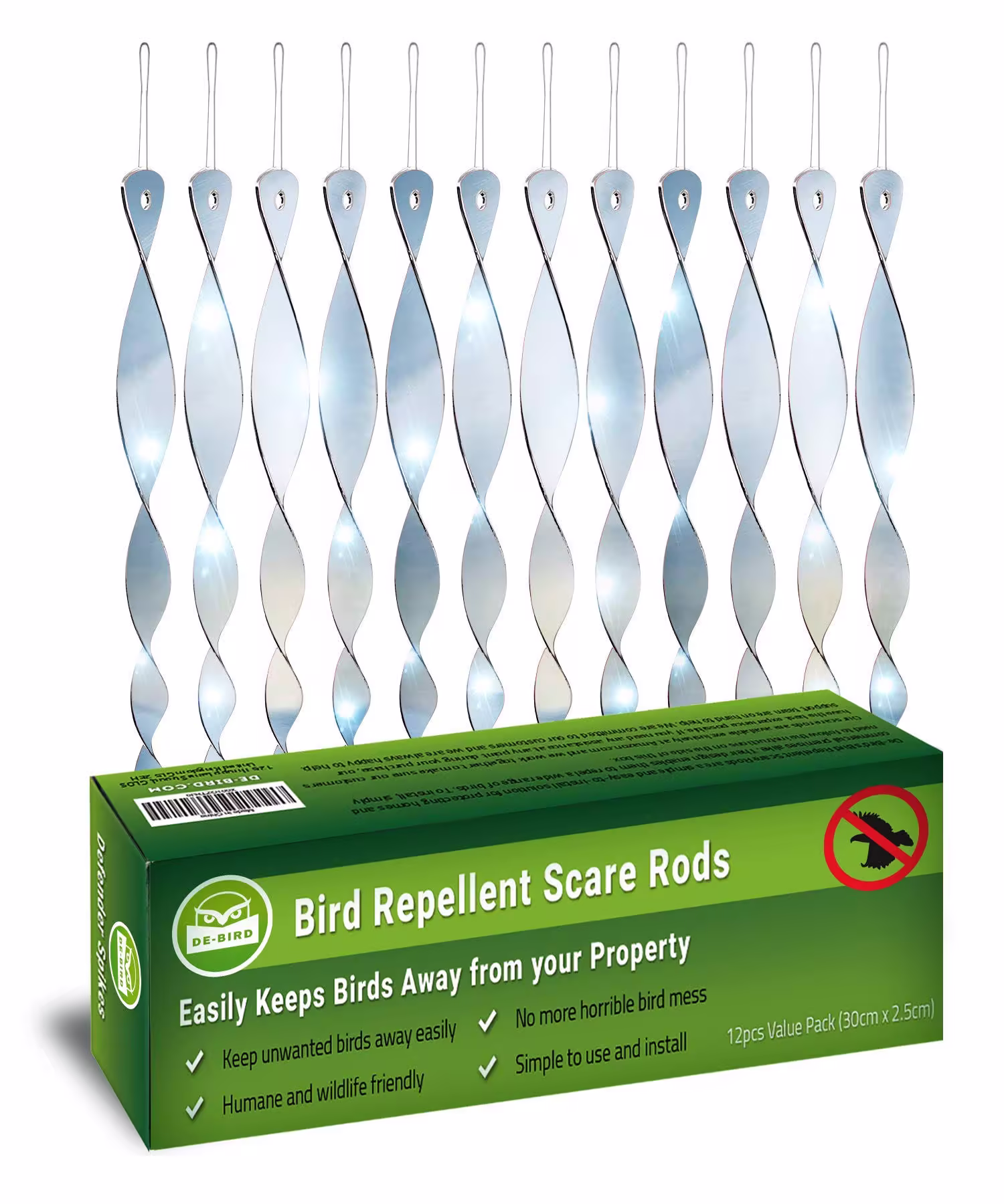 Bird Scare Rods Owl Decoy Bird Repellent