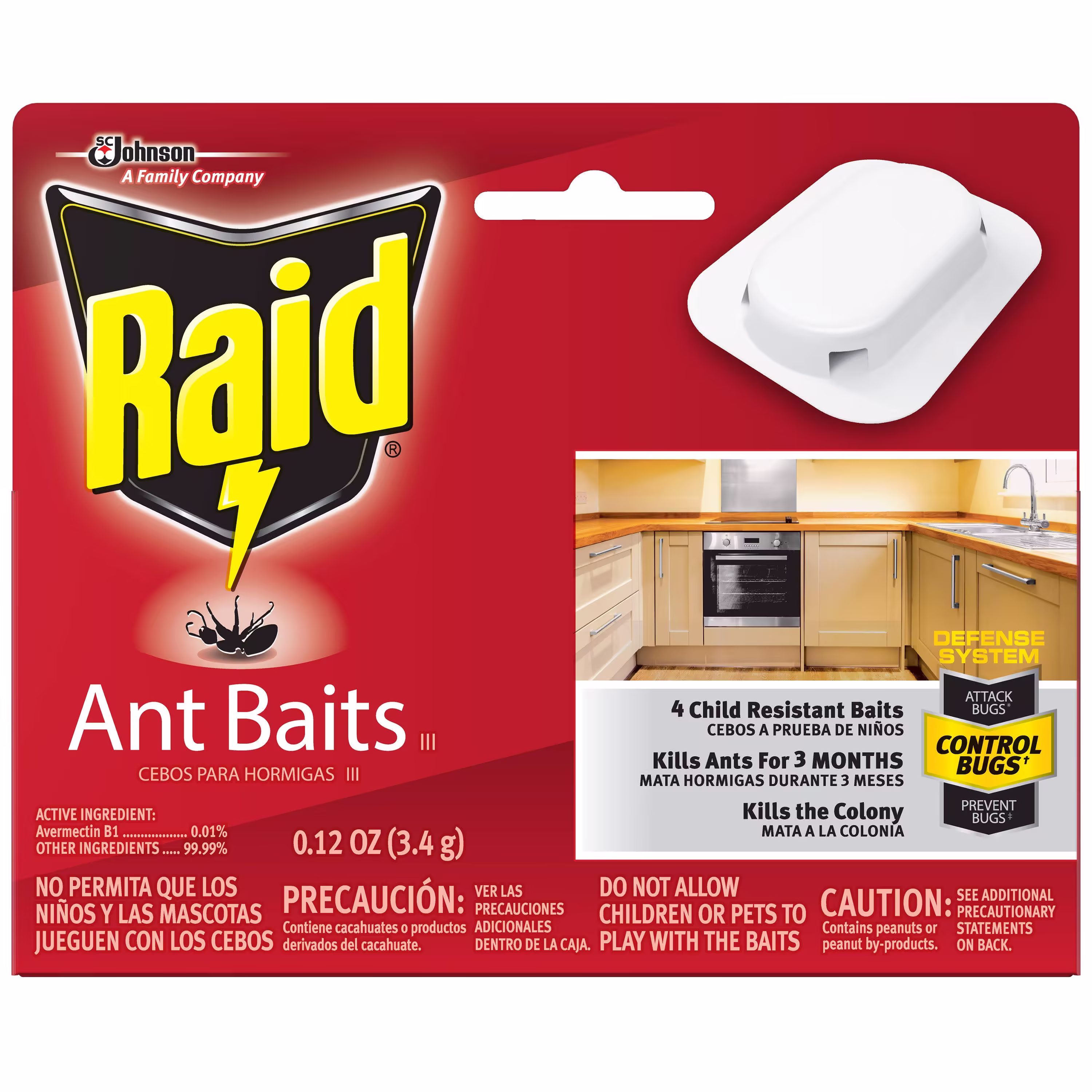 Raid Ant Baits III - 0.12 oz