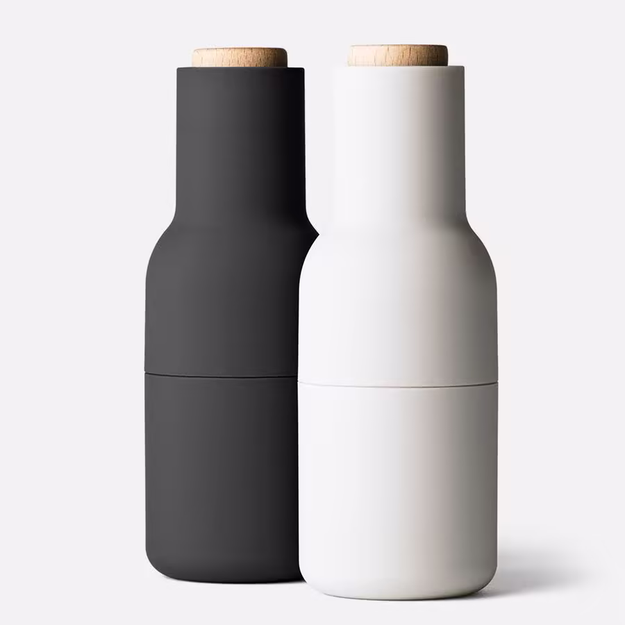 Menu Small Bottle Grinder, Ash/Carbon - 2 pack
