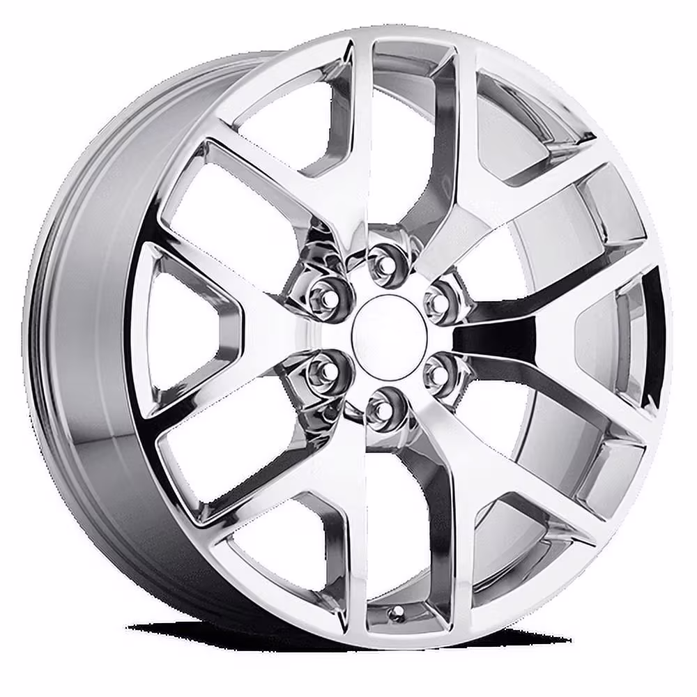 REV Wheels 586C-2408332 586 Series - 24x10 - 6.76 bs - 6x5.5 /6 x 139.7 - Chrome