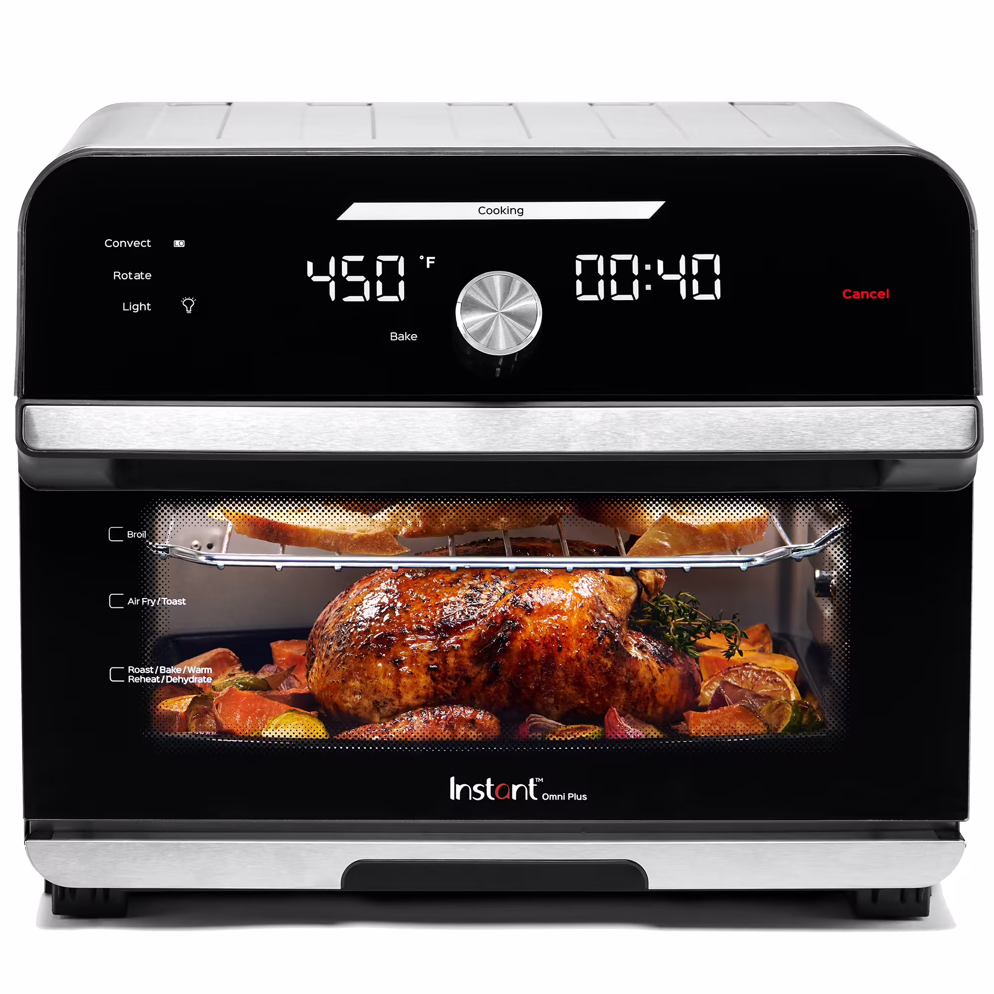 Instant Omni Plus 18 L Air Fryer Toaster Oven Combo with 10 - in - 1 Functions, from the Makers of Instant Pot