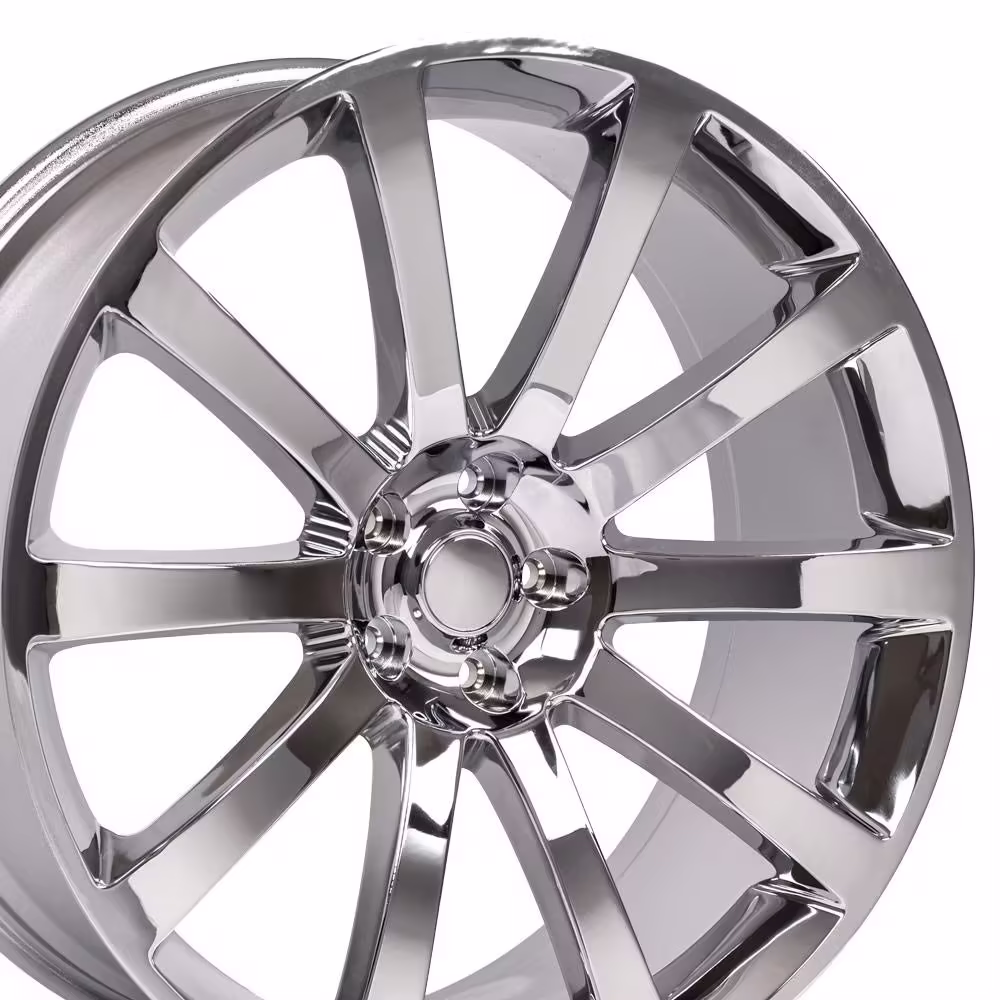 20x9 Wheel Fits Dodge, Chrysler - 300 SRT Style Chrome Rim, Hollander 2253 Fits select: 2005-2006 CHRYSLER 300C, 2006-2022 DODGE CHARGER