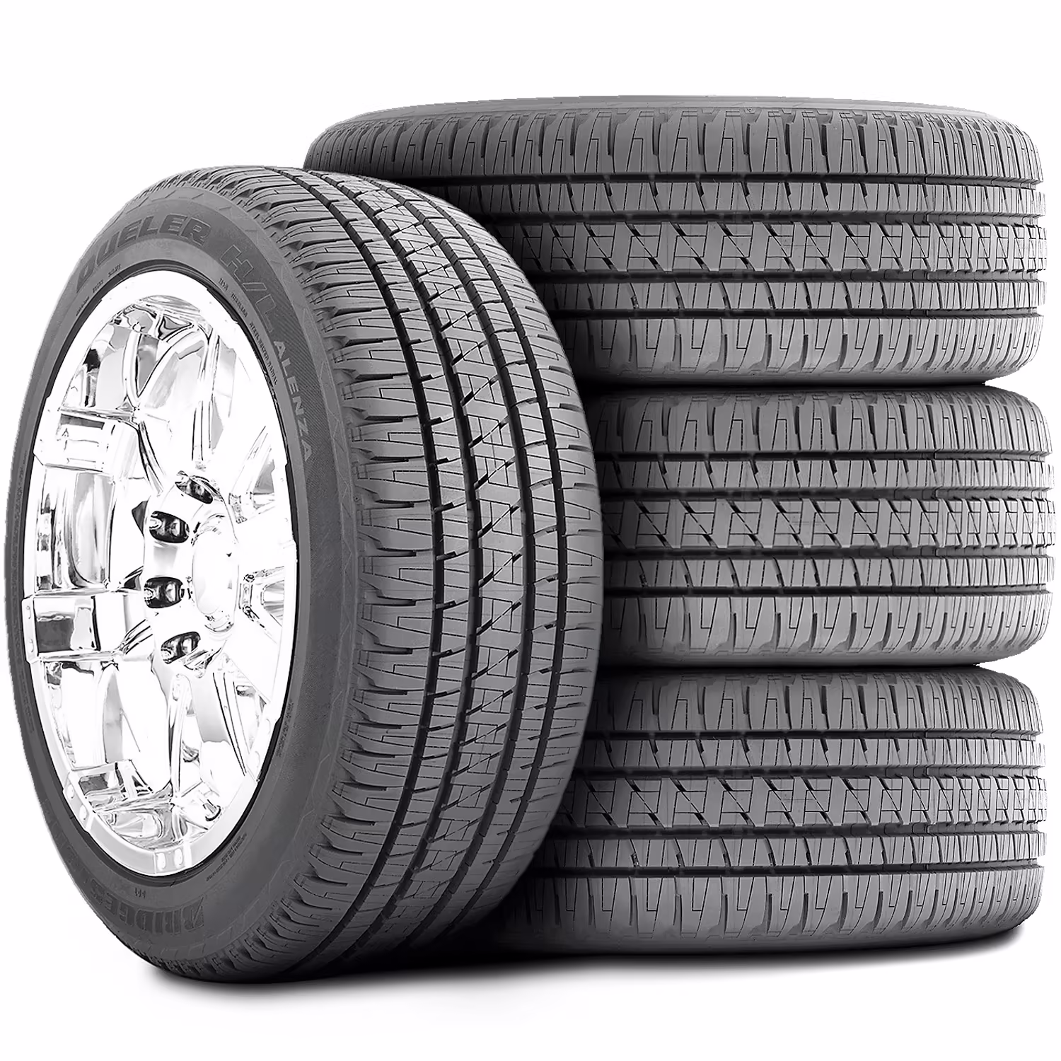 Set of 4 (FOUR) Bridgestone Dueler H/L Alenza 275/55R20 113H AS A/S All-Season Tires