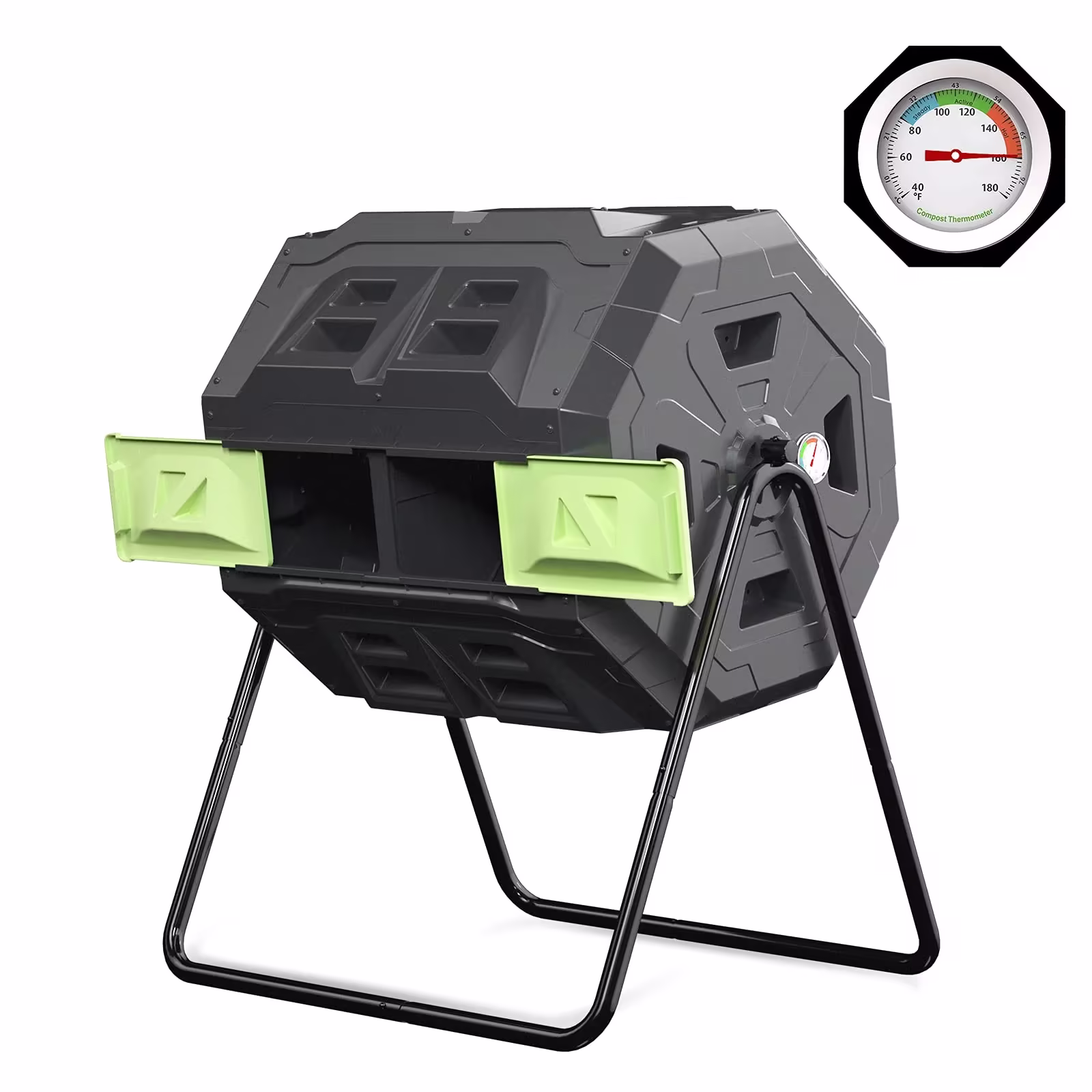 SQUEEZE master 43Gallon Large Compost Tumbler Bin