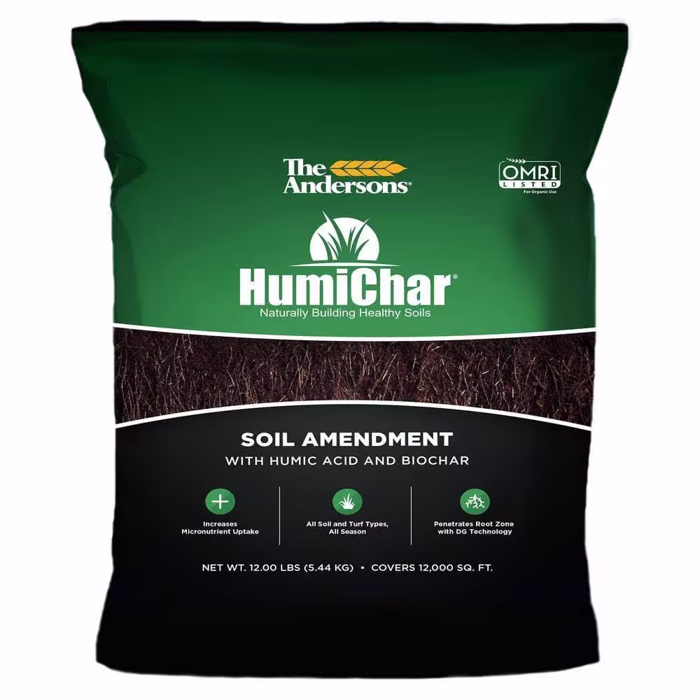 The Andersons HumiChar Organic Soil Amendment with Humic Acid and Biochar Covers 12,000 Sq ft (12 lb)