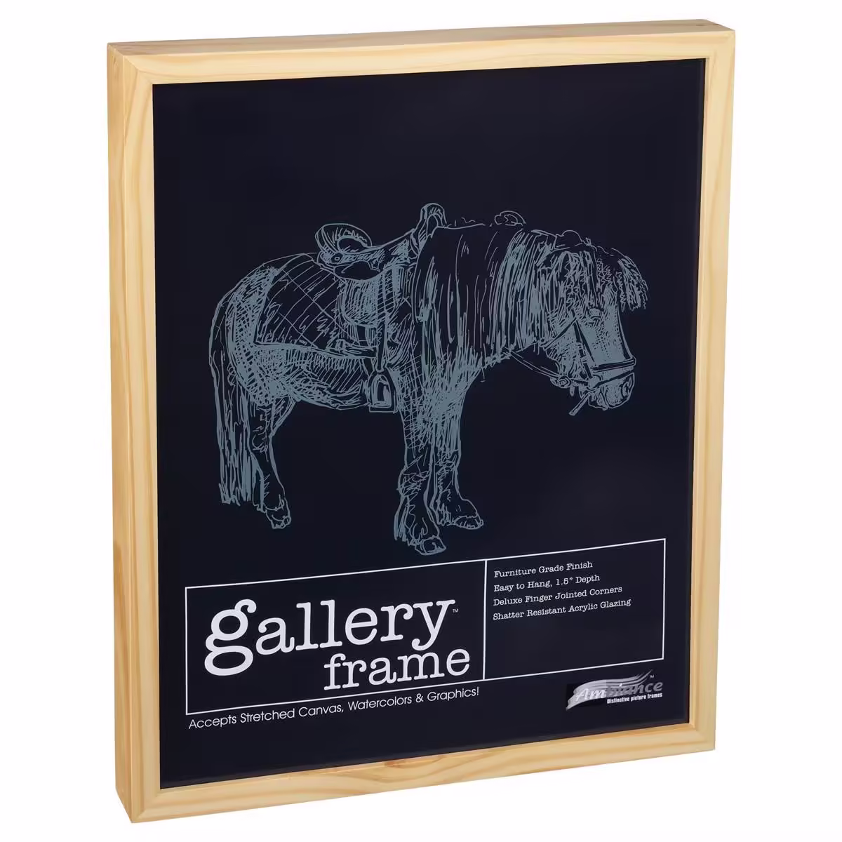 Ambiance Gallery Wood Frame Single 24x30 - Natural