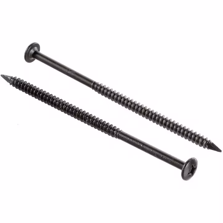Drill-Tec #12 Standard Roofing Fastener Screws, 3 in., 1,000 Count (Bucket)