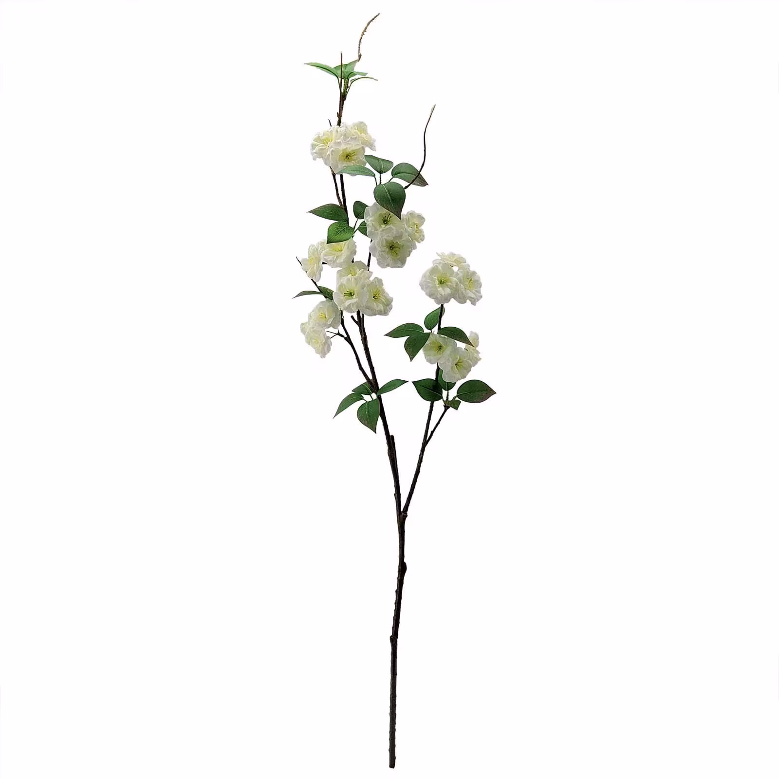 Mainstays 50 Artificial Flower Cherry Blossom Stem - White - 1 Each