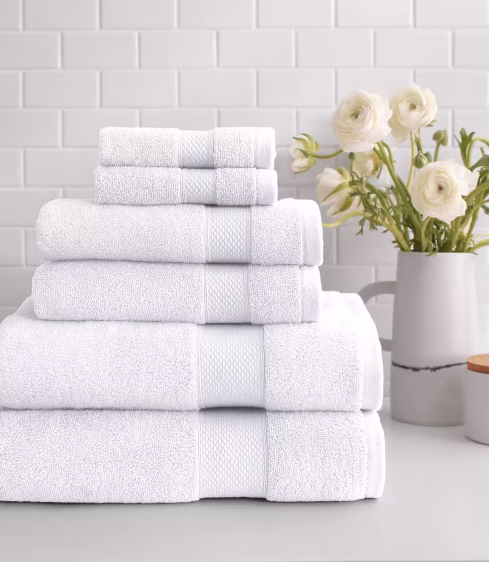 Peacock Alley Turkish Cotton 6-Piece Towel Set - Towel Set / Sage