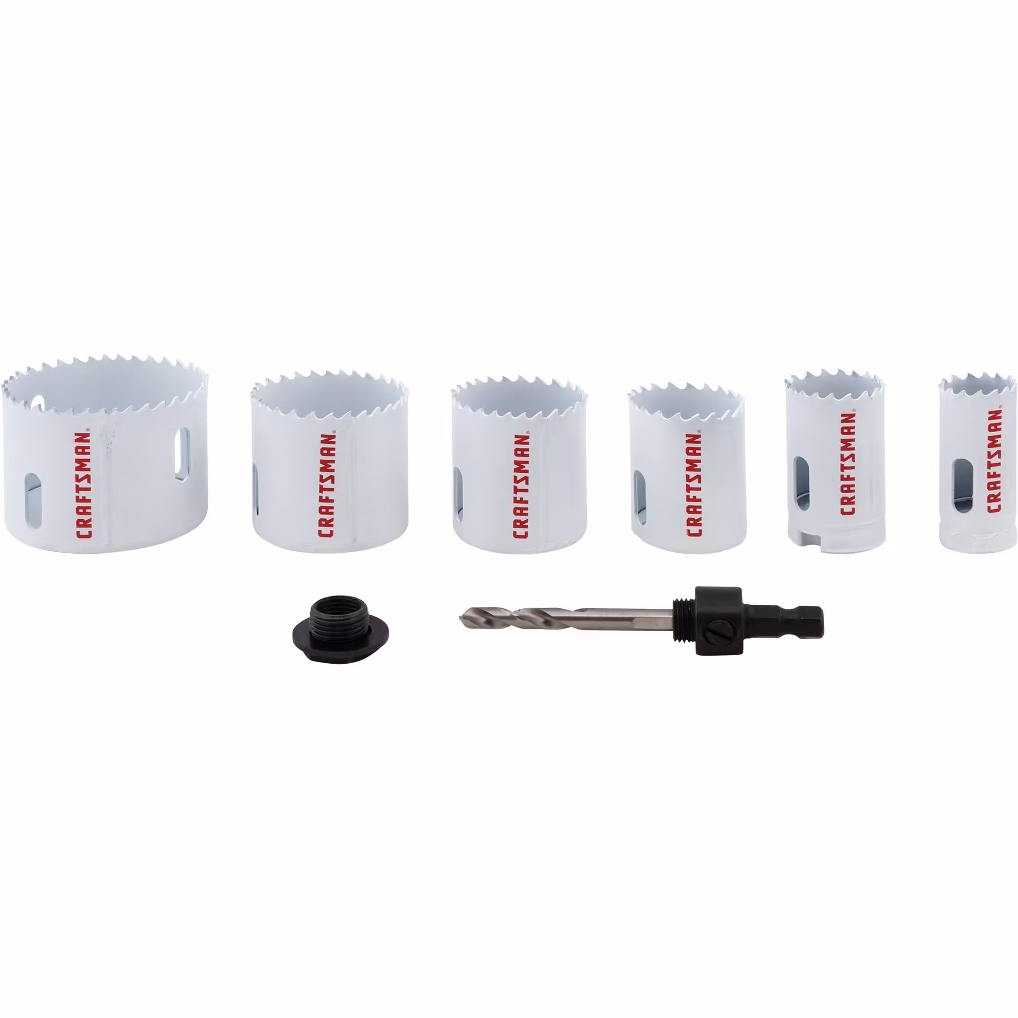 Craftsman 7 Piece Bi-Metal Hole Saw Set Cmah1set7