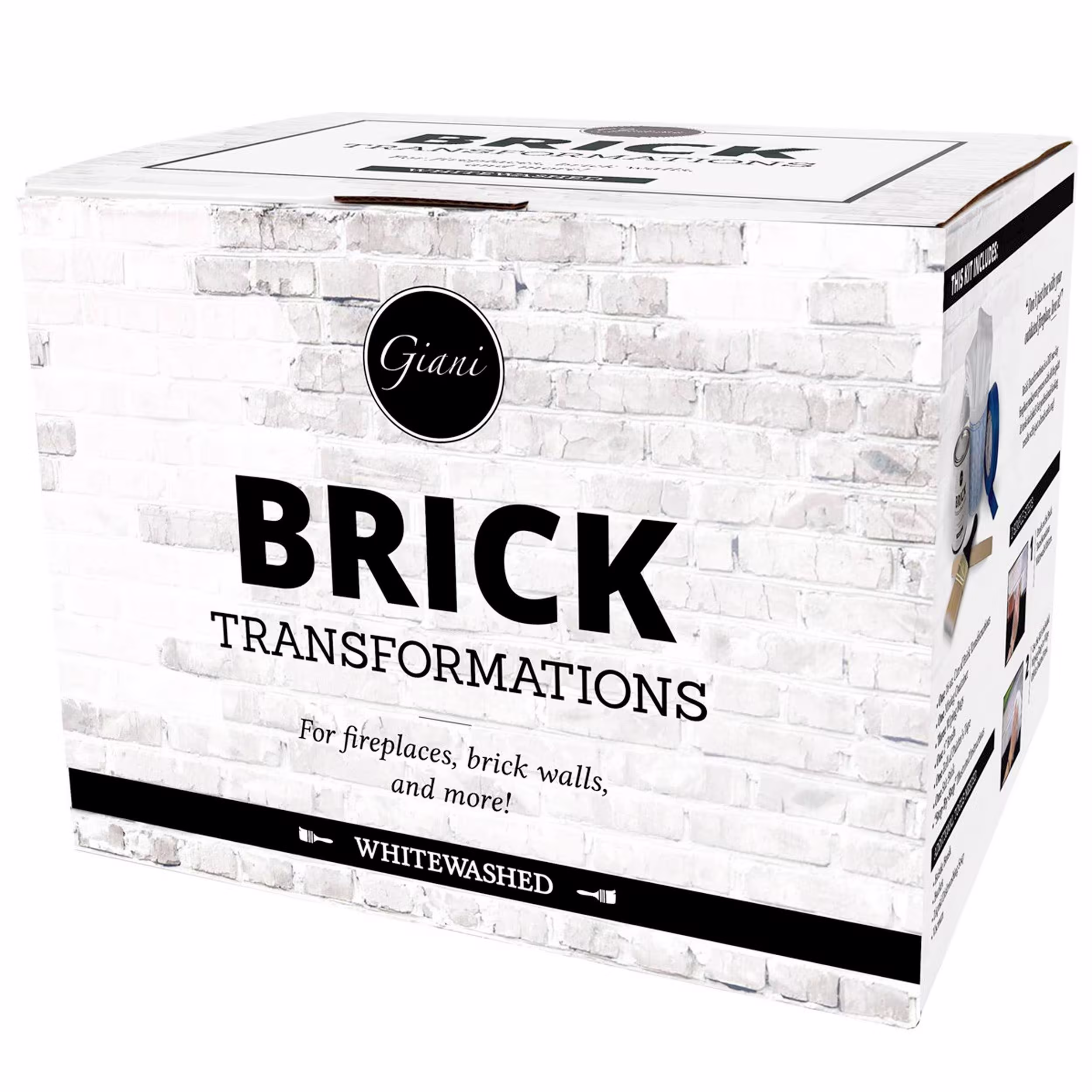 Giani Brick Transformations Paint Kit - Whitewashed