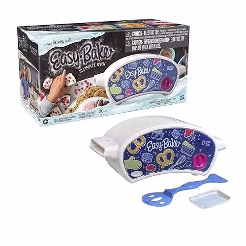 Easy Bake Ultimate Oven Baking Star Super Treat Edition with 3 Mixes for Ages 8 and Up