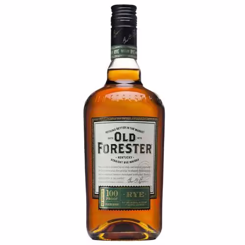 Old Forester Kentucky Straight Bourbon Whisky 100 Proof Rye - 750ML