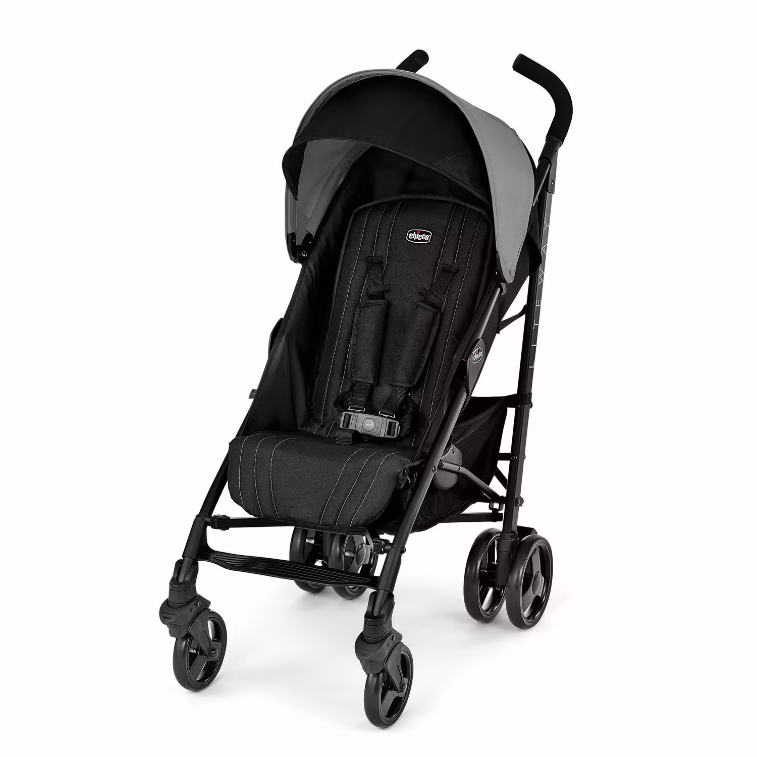 Chicco Liteway Lightweight Stroller - Moon Grey (Grey/Black)