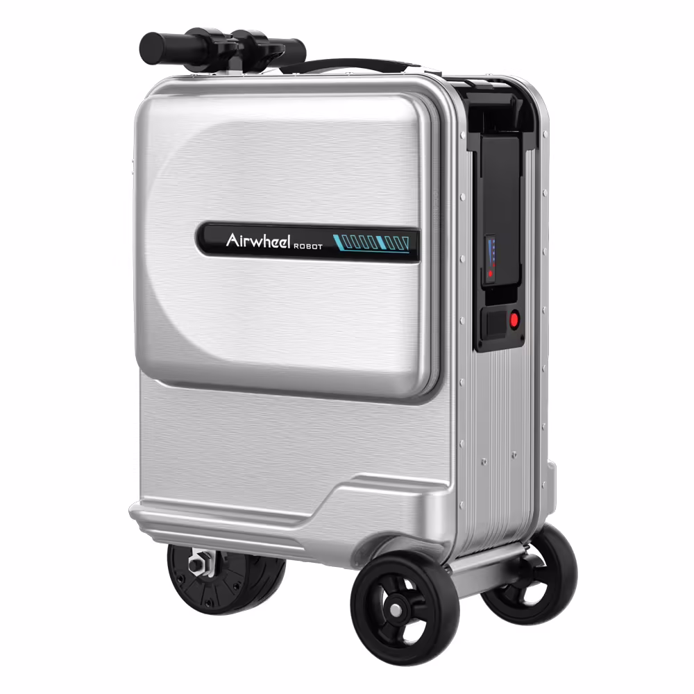 Airwheel 20 Inch SE3miniT Smart Robot Electrical Riding Luggage Ride on Scooters Carry On Luggage for Travel