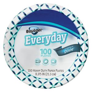 Boulder Heavy Duty Everyday Paper Plates – 8.5″