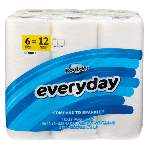 Boulder Double Roll Everyday Paper Towels