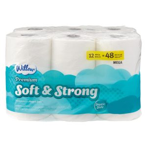 Willow Premium Soft & Strong Bath Tissue – 3840 ct