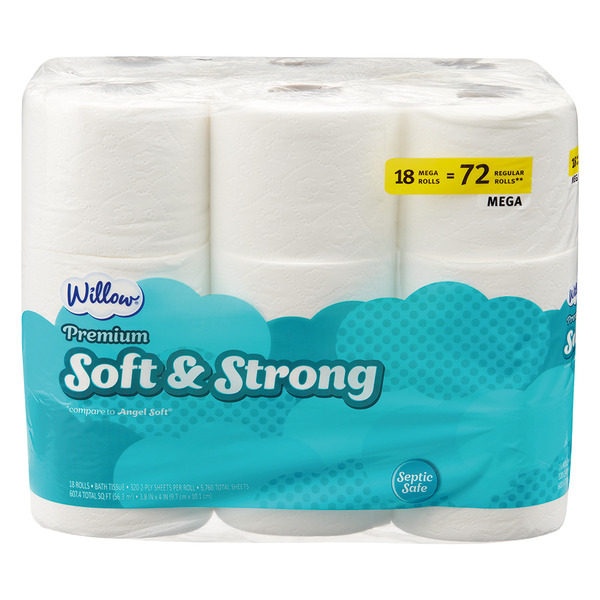 Willow Premium Soft & Strong Bath Tissue – 5760 ct