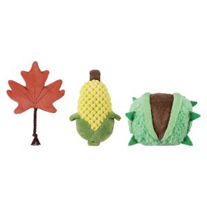 Heart To Tail Corn/Leaf/Chestnut Catnip Toys
