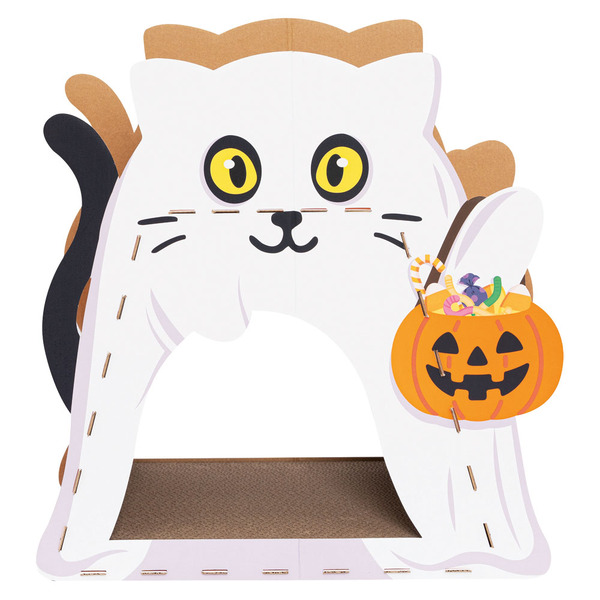 The Halloween Collection Ghost Halloween Cat Scratching House