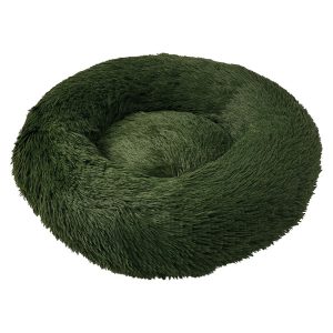 Heart To Tail Green Plush Pet Bed – S