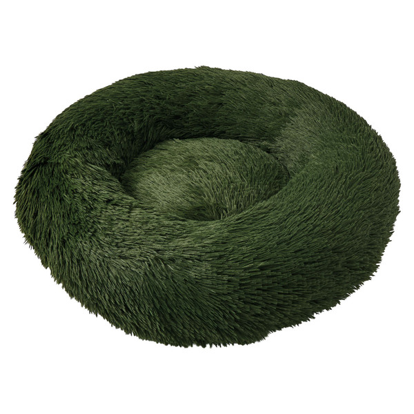 Heart To Tail Green Plush Pet Bed – S