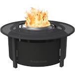 Solo Stove Fire Pit Surround Tabletop, Small Elevation for Ranger and Bonfire Wood Burning Outdoor Fire Pit, Powder, S